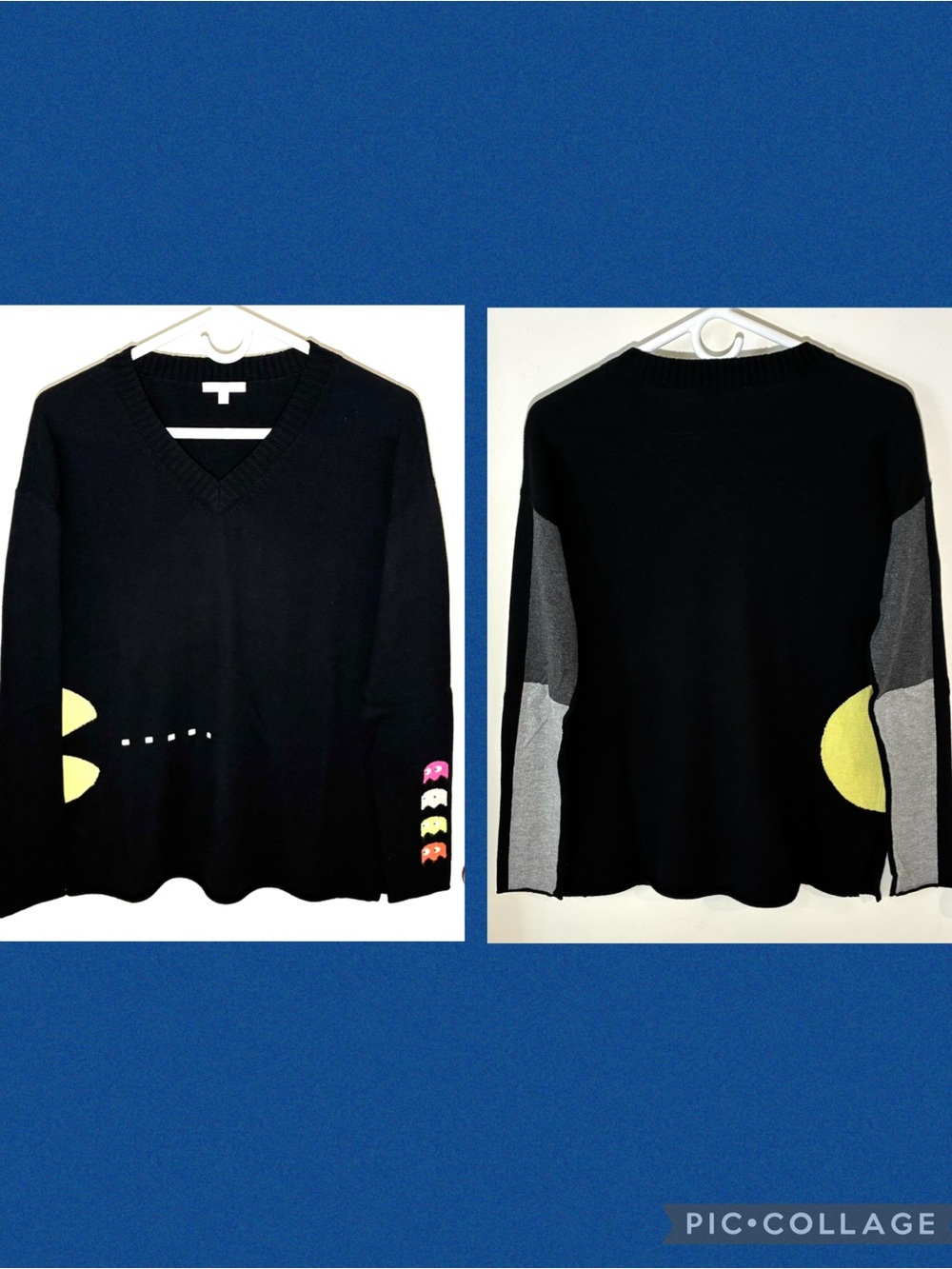 Lisa Todd Cotton/Cashmere PacMan Sweater